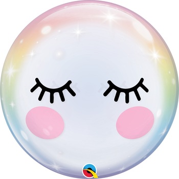 Balon Bubble Eyelashes 22''/ 56 cm, Q 13009 Balon Bubble Eyelashes 22''/ 56 cm, Q 13009