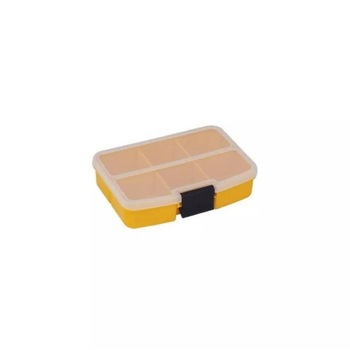 Organizator cu 6 compartimente, Tekzen, Galben 13.4 cm x 10.1 cm x 3.1 cm Organizator cu 6 compartimente, Tekzen, Galben 13.4 cm x 10.1 cm x 3.1 cm