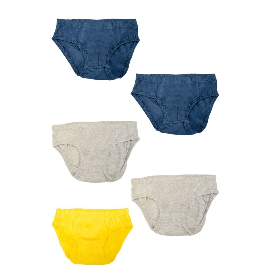 Set cinci perechi de chiloti Serena, diverse culori, varsta 3-4 ani