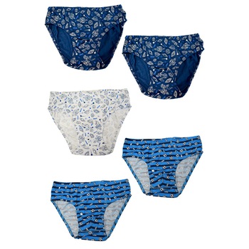 Set cinci perechi de chiloti Serena, diverse culori, diverse imprimeuri, varsta 13-14 ani Set cinci perechi de chiloti Serena, diverse culori, diverse imprimeuri, varsta 13-14 ani