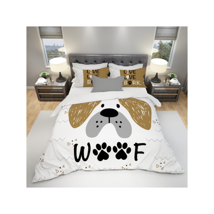 Спален Комплект Intermatrak Nicole Taneff G1326, Памучен Сатен, Единично Легло, Без Чаршаф