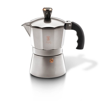 Espressor cafea pentru aragaz (Cafetiera) 3 cesti Moonlight Edition Berlinger Haus BH 6389 Espressor cafea pentru aragaz (Cafetiera) 3 cesti Moonlight Edition Berlinger Haus BH 6389