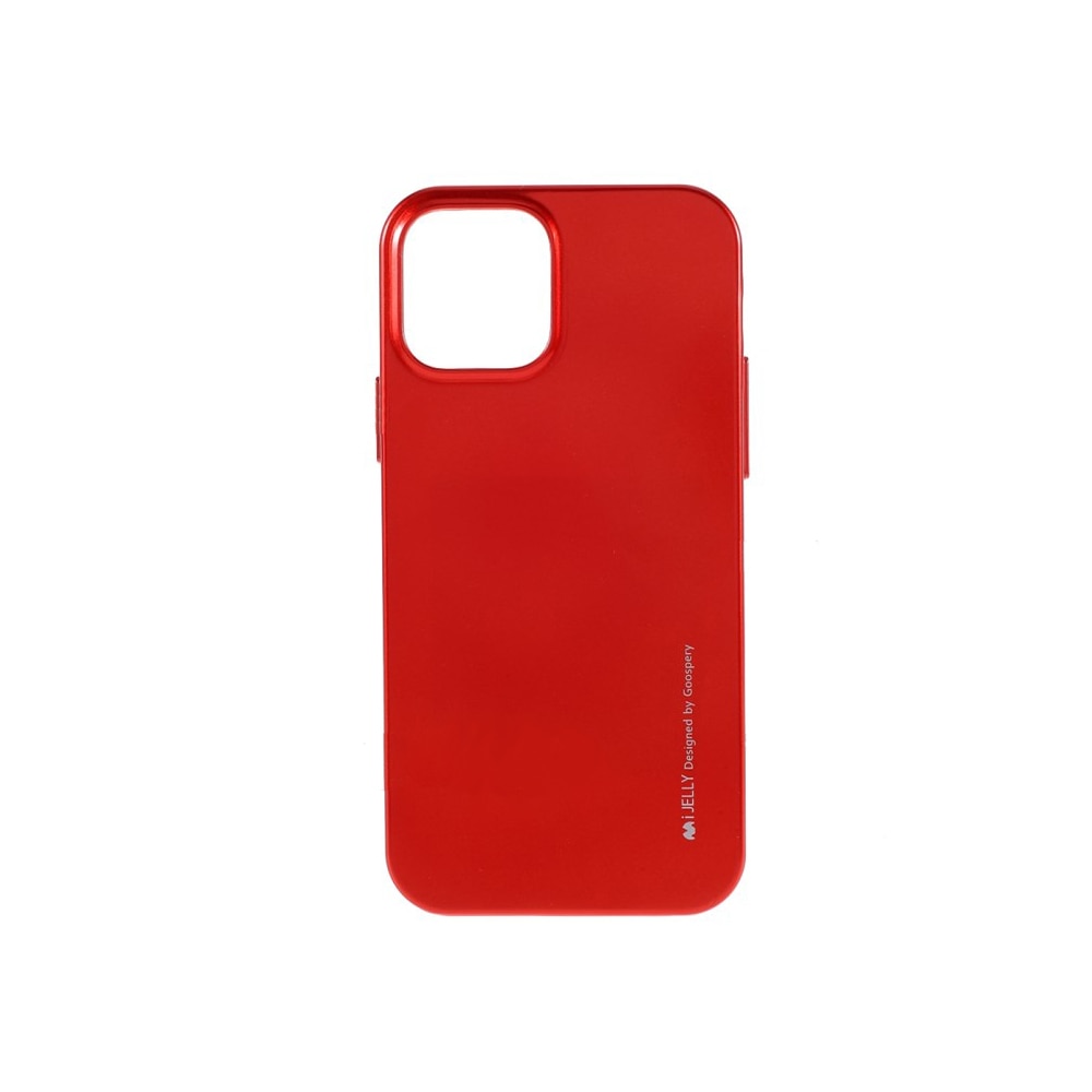 Husa de protectie Originala Goospery Premium din silicon TPU HighQuality Perfect Fit Slim pentru iPhone 12 / iPhone 12 Pro, Red