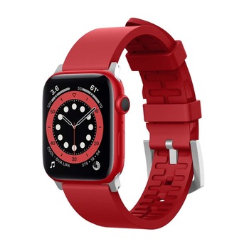 Curea din silicon pentru Apple Watch 40 mm, 38 mm, Elago Watch Sport Strap, rosie Curea din silicon pentru Apple Watch 40 mm, 38 mm, Elago Watch Sport Strap, rosie