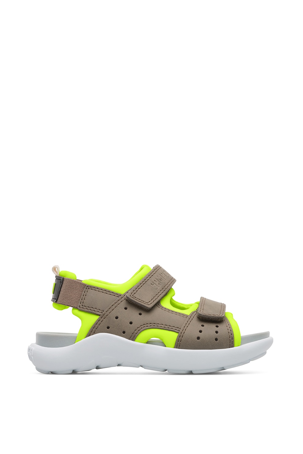 Camper, Sandale din piele cu inchidere velcro Wous