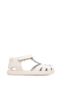 Camper, Sandale fisherman din piele Twins, Alb prafuit, 24 EU Camper, Sandale fisherman din piele Twins, Alb prafuit, 24 EU