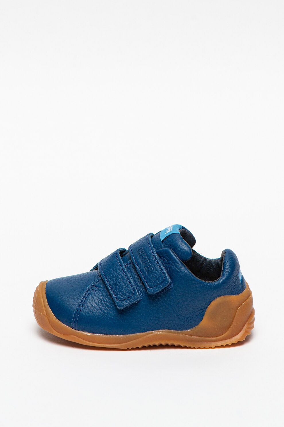 Camper, Pantofi sport din piele cu inchidere velcro Dadda, Bleumarin, 23 EU