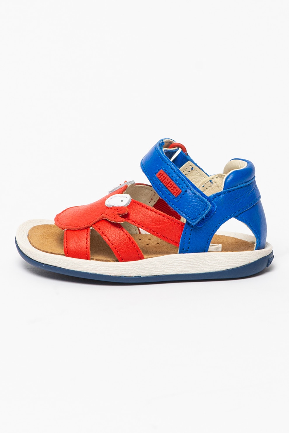Camper, Sandale de piele cu design colorblock Twins