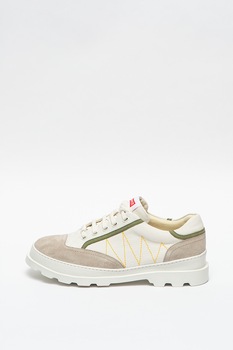 Camper, Pantofi sport cu insertii din piele intoarsa Brutus Camper, Pantofi sport cu insertii din piele intoarsa Brutus