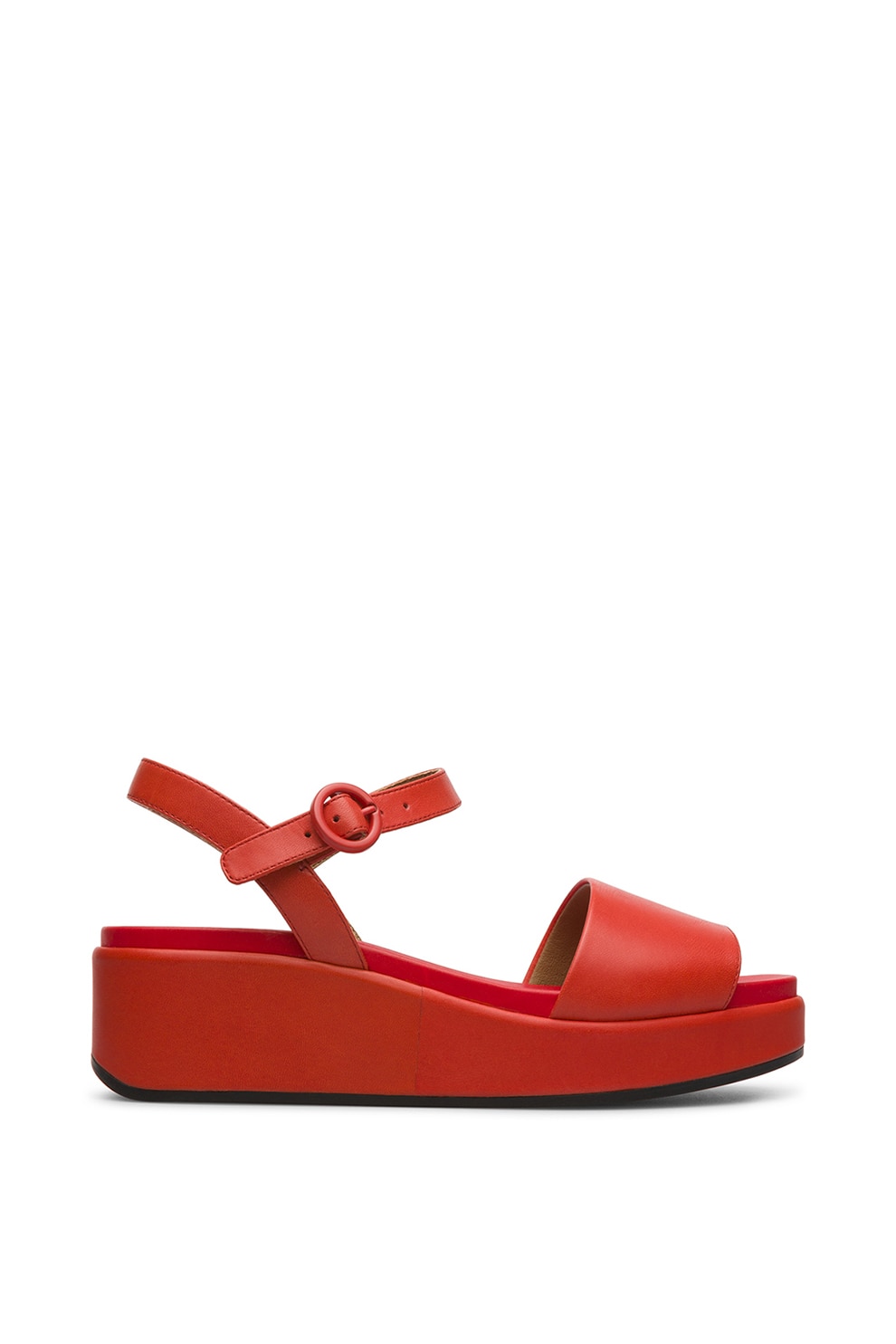 Camper, Sandale wedge de piele Misia