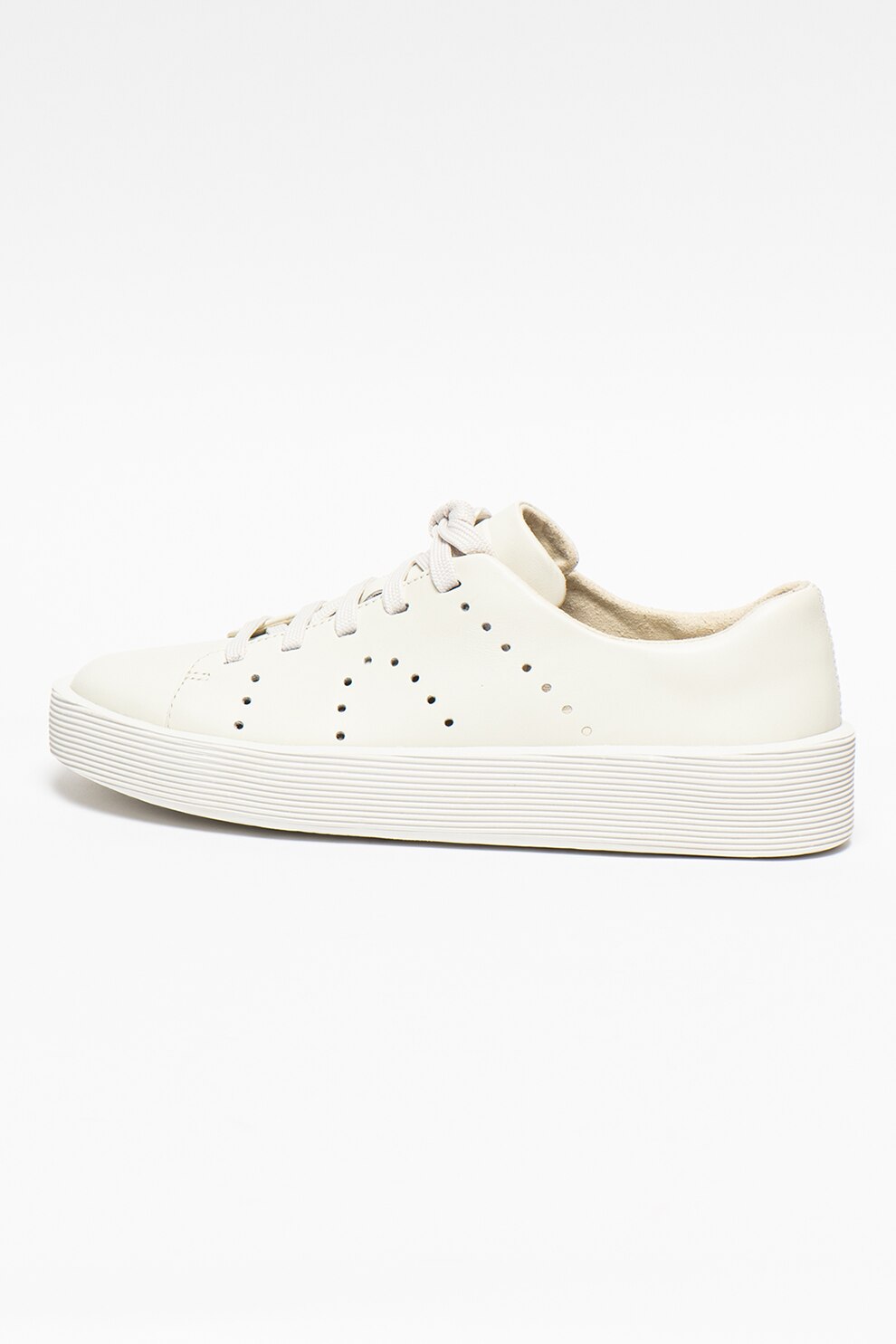 Camper, Pantofi sport din piele cu detalii perforate Courb