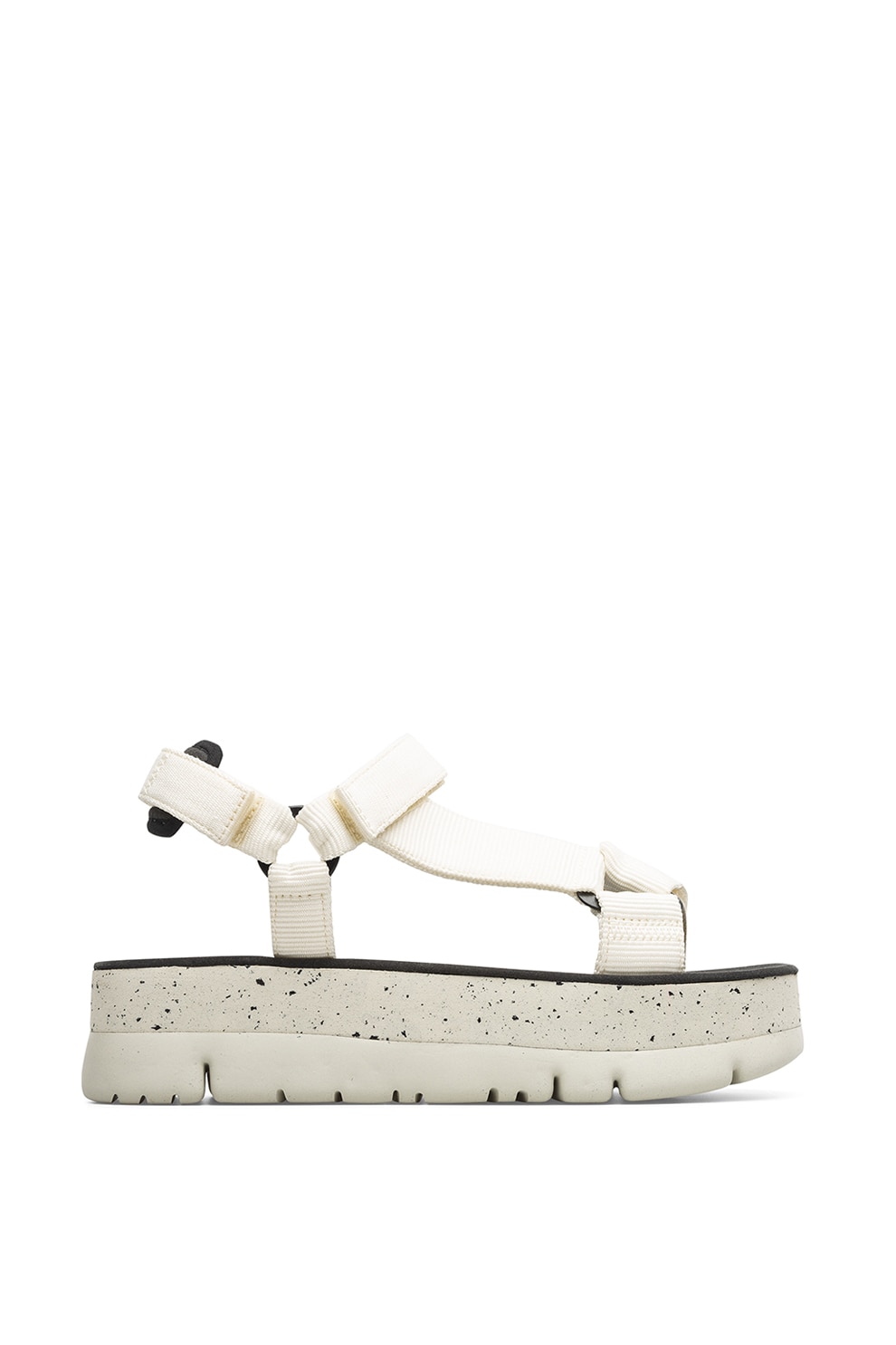 Camper, Sandale flatform de material textil Oruga
