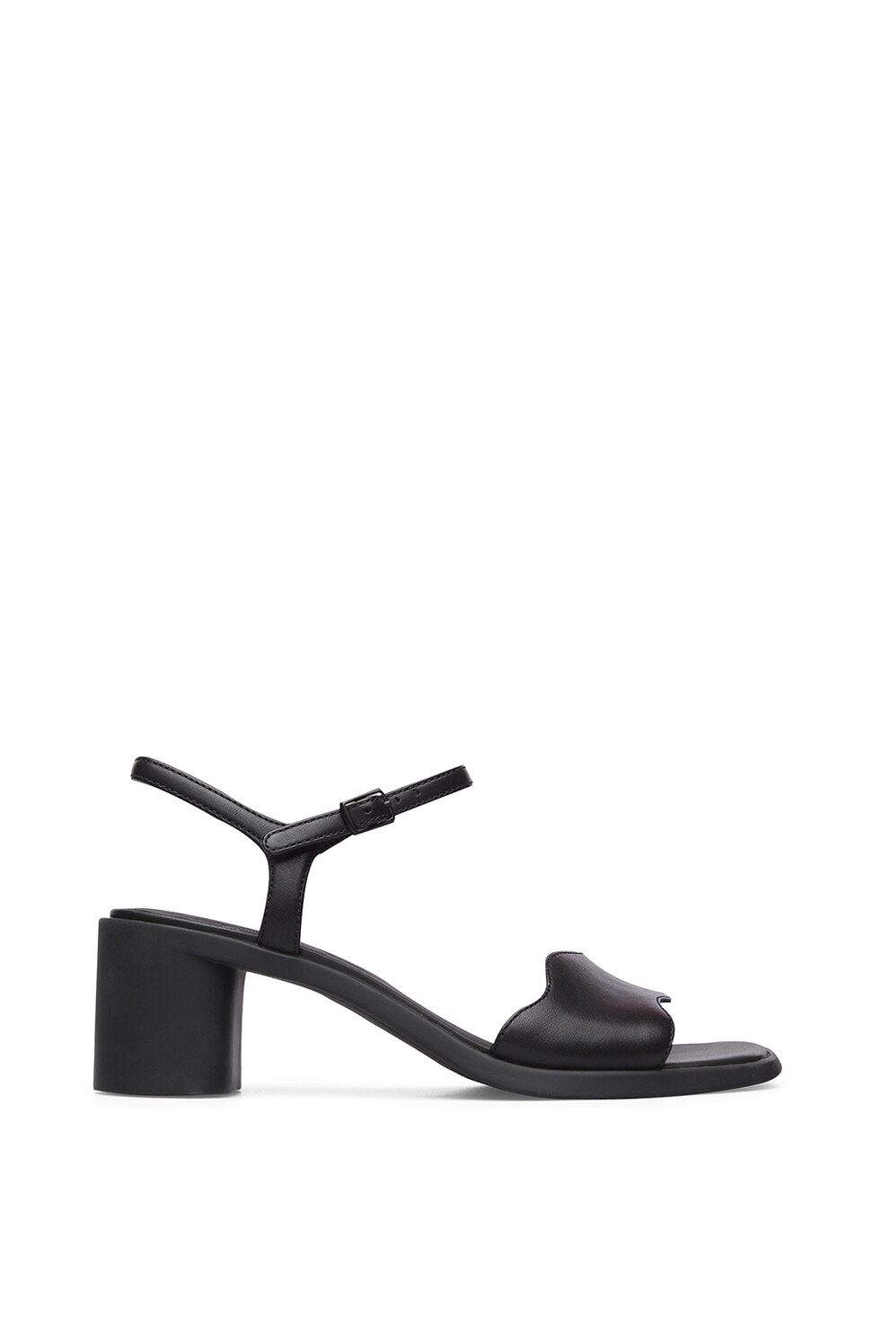 Camper, Sandale de piele cu toc masiv Meda