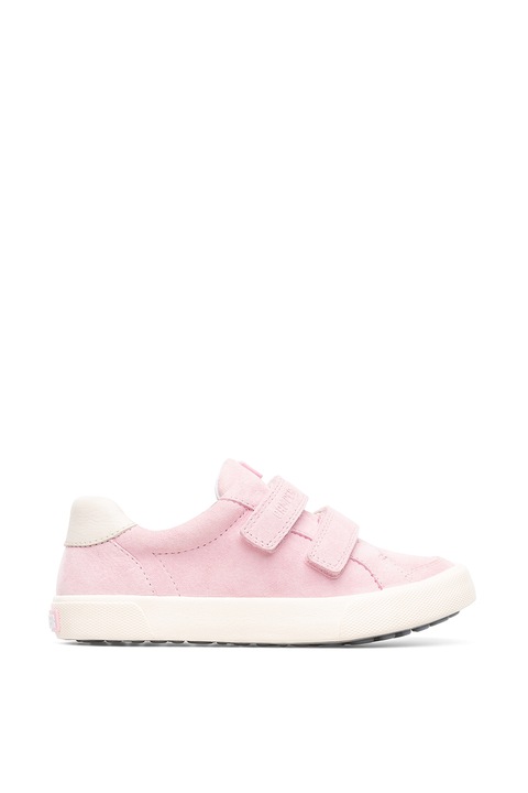 Camper, Pantofi sport din piele cu inchidere velcro Pursuit 661, Roz pal, 34 EU