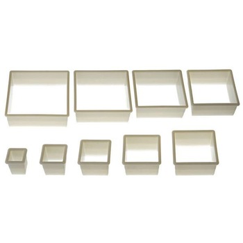 Set 9 cuttere, nylon, forma patrata Set 9 cuttere, nylon, forma patrata