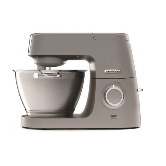 Robot de bucatarie KENWOOD Chef Elite KVC5401.S + accesorii, 1200 wati, 4,3 l, gri
