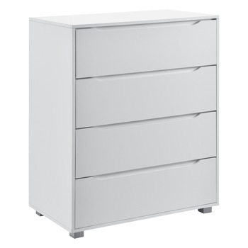 Comoda Hallefors W1,en.casa,101,5 x 80 x 48 cm, PAL/ invelis melamina, alb cu 4 sertare Comoda Hallefors W1,en.casa,101,5 x 80 x 48 cm, PAL/ invelis melamina, alb cu 4 sertare
