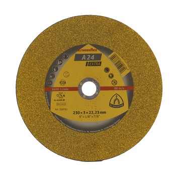 Set 25 discuri debitare metal, Klingspor A 24 Extra, 230 x 22.23 x 3 mm Set 25 discuri debitare metal, Klingspor A 24 Extra, 230 x 22.23 x 3 mm