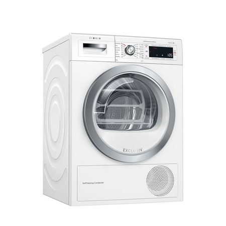 Uscator de rufe cu condensare si pompa de caldura Bosch WTW85590BY, 8 kg, SelfCleaning Condenser, AutoDry, A+++