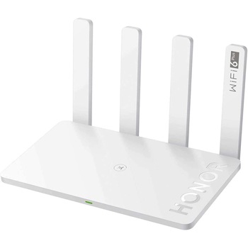 Router wireless Honor Router 3, Wi-Fi 6 Plus, 3000Mbps, Easy Setup, Pearl White Router wireless Honor Router 3, Wi-Fi 6 Plus, 3000Mbps, Easy Setup, Pearl White