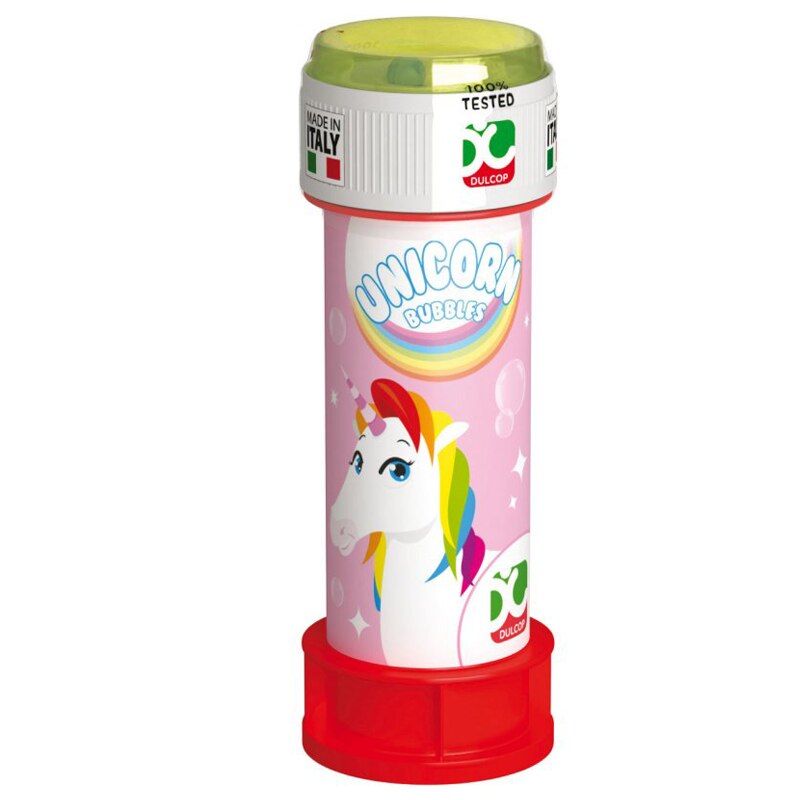 Jucarie baloane de sapun Dulcop Bubble World Unicorn 804509, Roz
