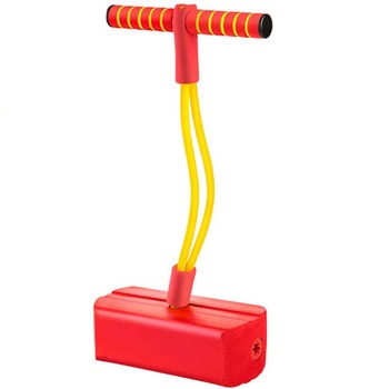 Spuma Pogo Stick, ASKSA, bouncer moale pogo stick pentru copii, squeaky sound toy, Galben/Rosu Spuma Pogo Stick, ASKSA, bouncer moale pogo stick pentru copii, squeaky sound toy, Galben/Rosu