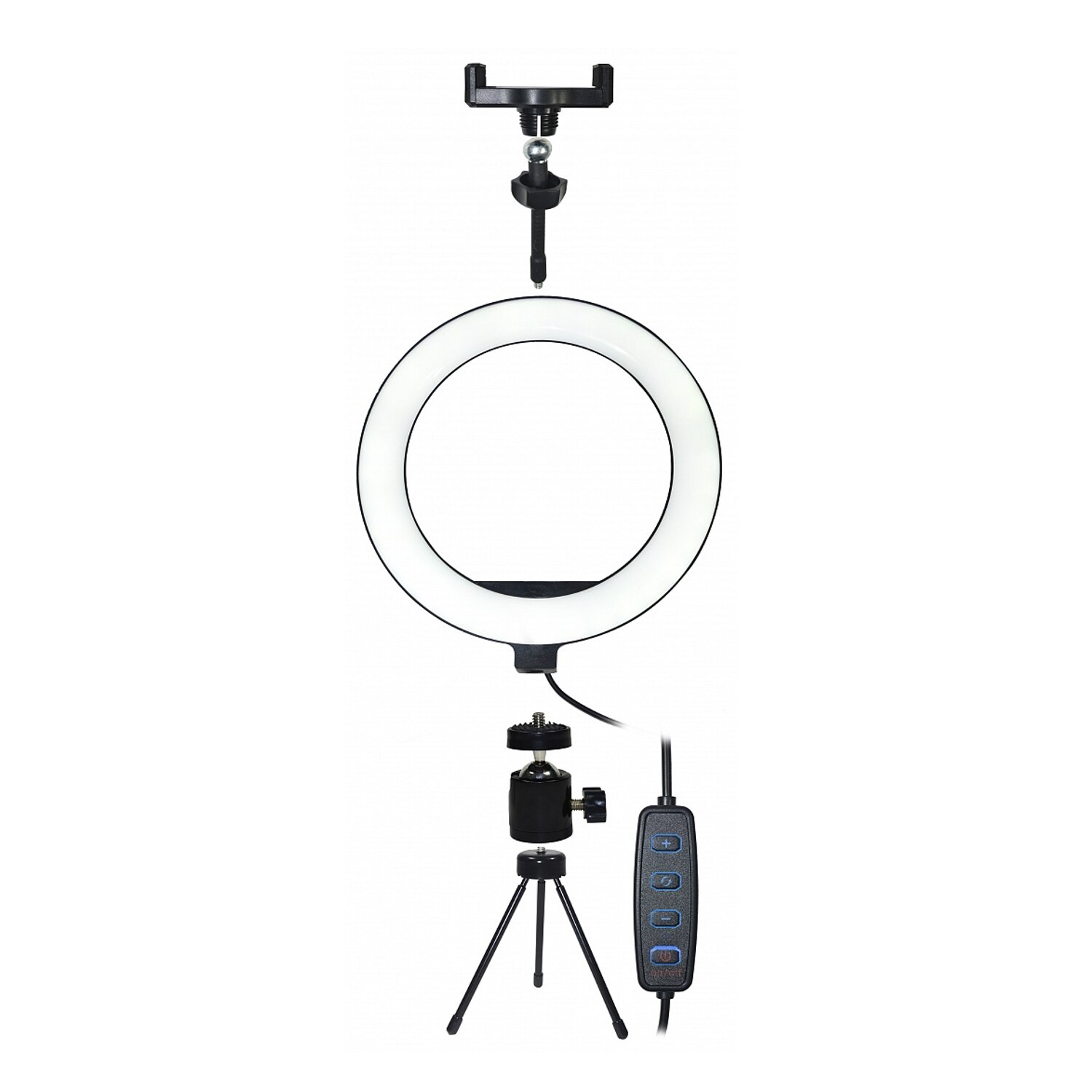 Lampa circulara Vakoss LD-G322K pentru podcast-uri, vloguri, selfie-uri si machiaj
