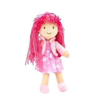 Jucarie din plus papusa pentru fete Tulilo 050830, Roz Jucarie din plus papusa pentru fete Tulilo 050830, Roz