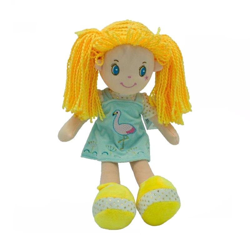 Jucarie din plus papusa pentru fete Tulilo 050847, Multicolor