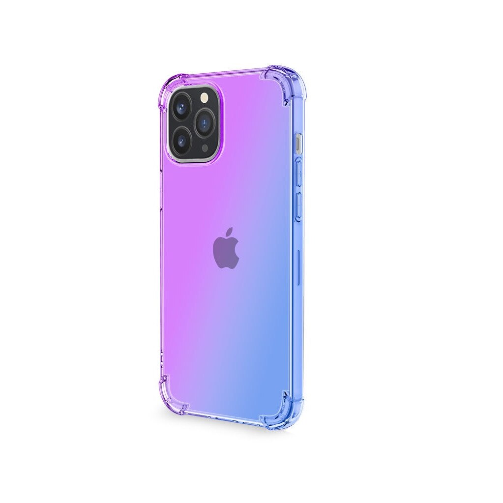 Husa de protectie Apple pentru iPhone 12Pro MAX, Four corner protection, Mov Gradient 6.7 inch