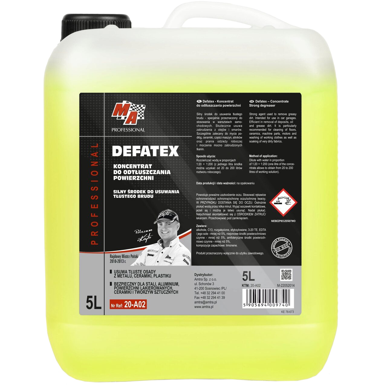 Solutie degresanta concentrata universala, MA Professional, 5 L