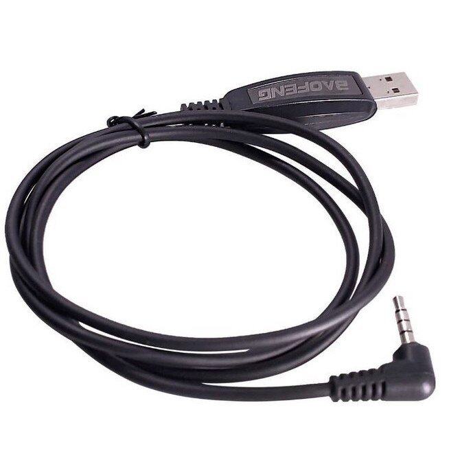 Cablu Programare Statii Portabile Compatibil Cu Modele Cu Conexiune Doi Pini 2.5 Si 3.5 Baofeng Puxing Wouxun Kenwood