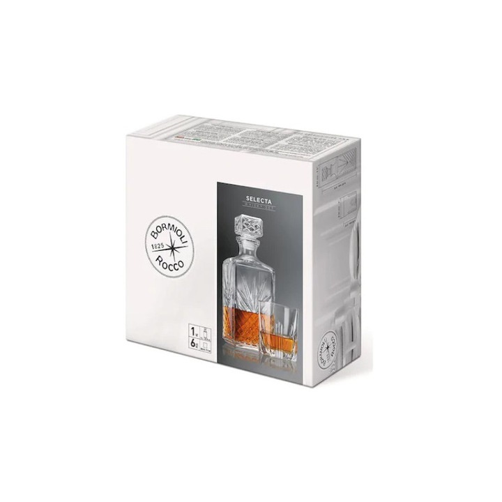 Комплект за уиски Bormioli Selecta, 7 части