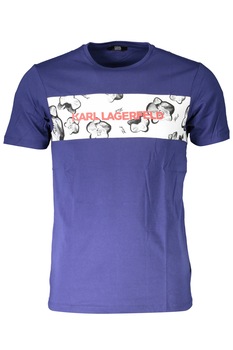 Tricou Barbati, KARL LAGERFELD BEACHWEAR, 9101191, Logo, Albastru, M INTL Tricou Barbati, KARL LAGERFELD BEACHWEAR, 9101191, Logo, Albastru, M INTL