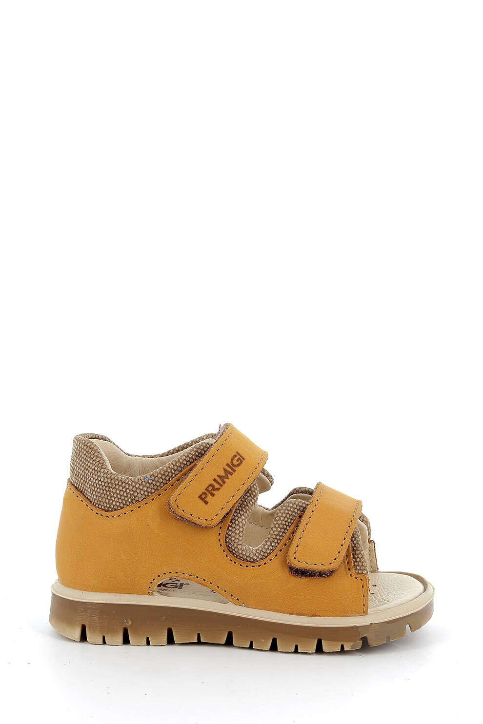 Primigi, Sandale de piele nabuc cu benzi velcro