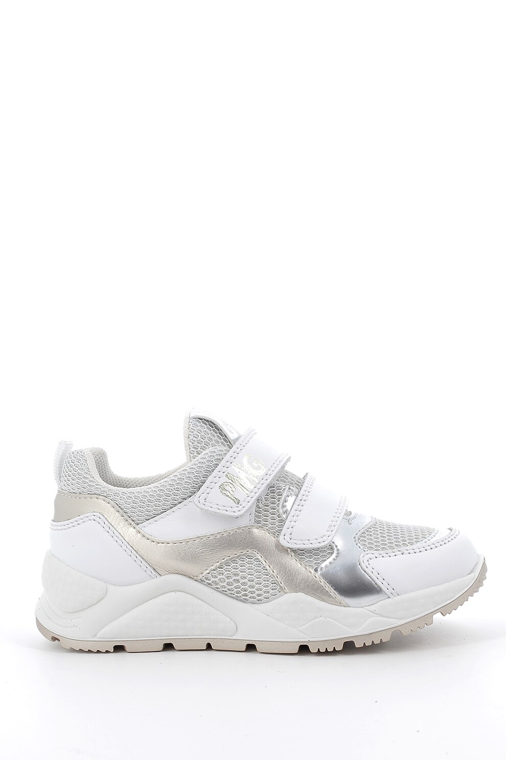 Primigi, Pantofi sport de piele si material textil, cu velcro