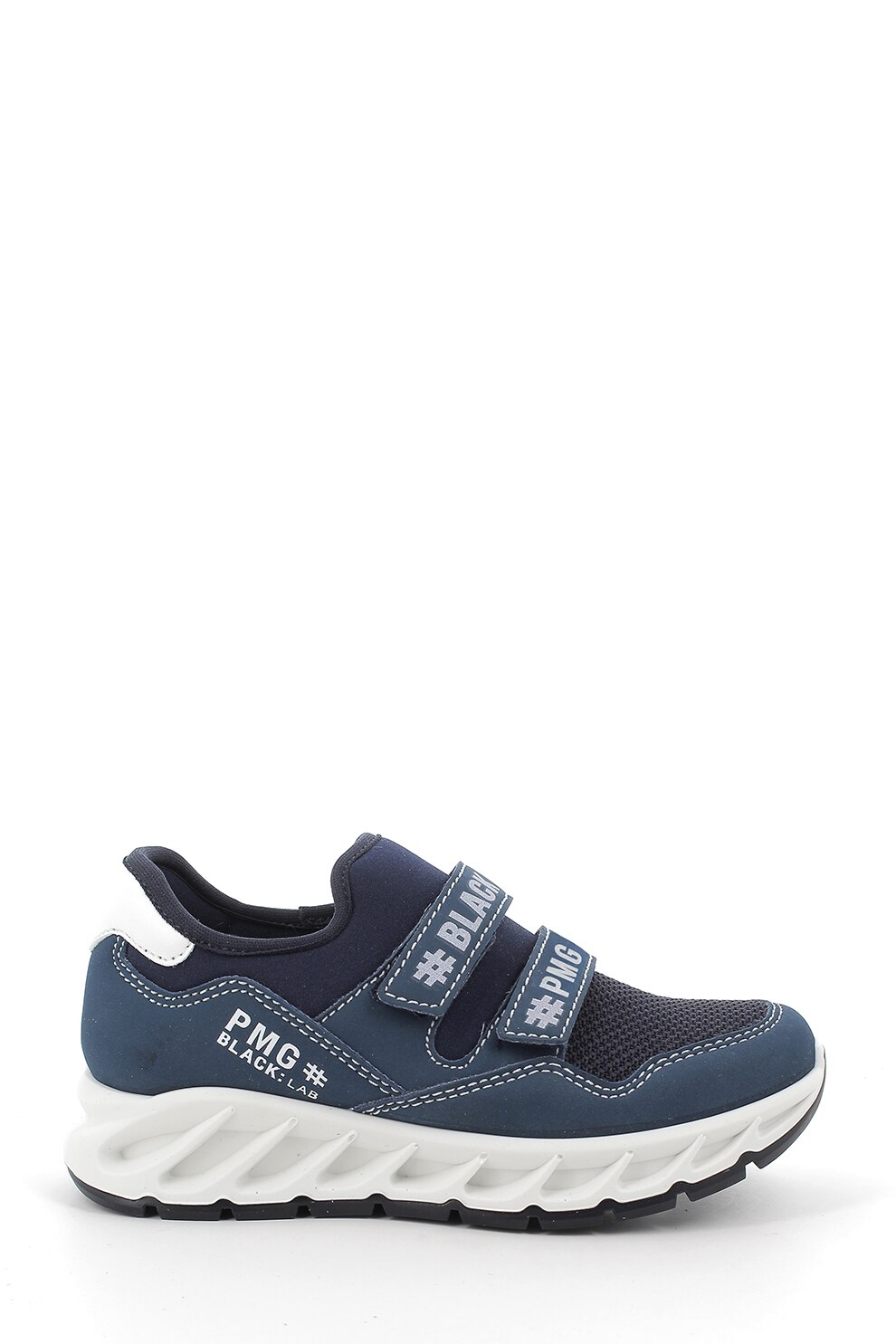 Primigi, Pantofi sport slip-on de piele ecologica si material textil