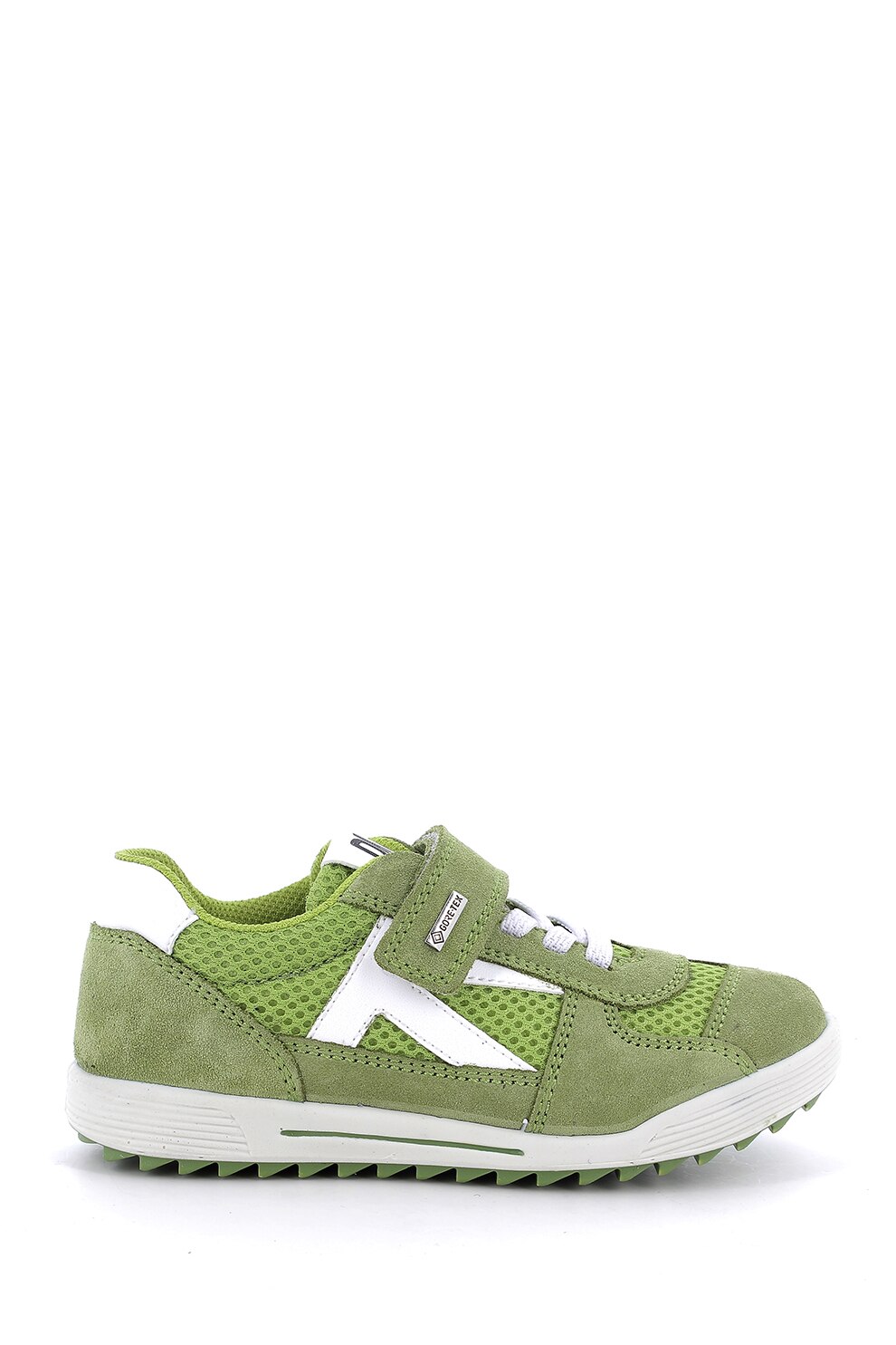 Primigi, Pantofi sport de piele intoarsa si material textil, cu velcro