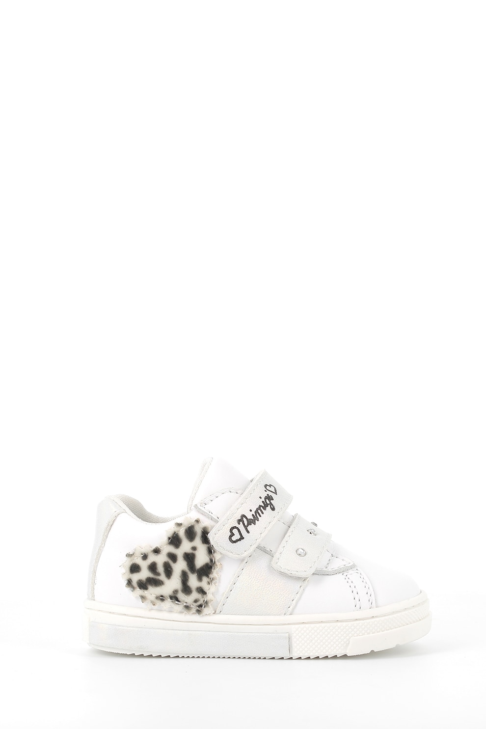 Primigi, Pantofi sport de piele cu garnituri de piele ecologica