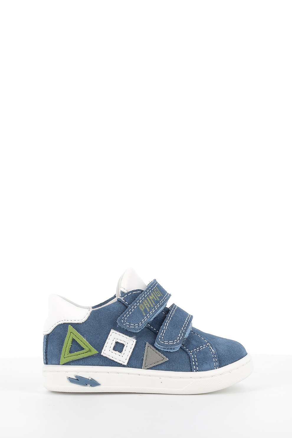 Primigi, Pantofi sport de piele intoarsa cu aplicatii geometrice