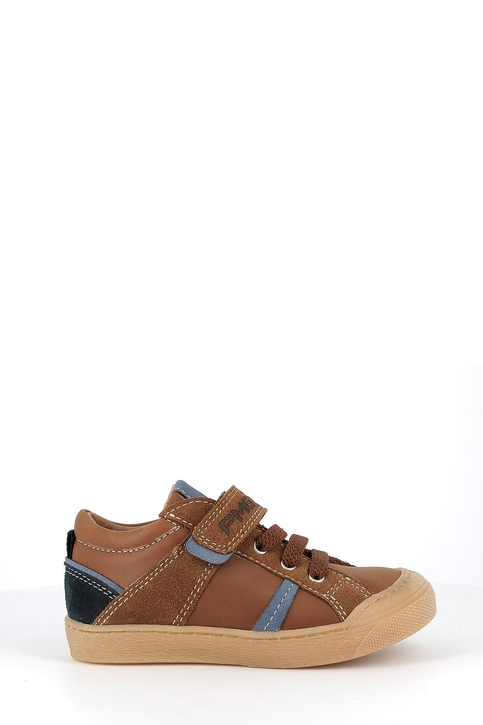 Primigi, Pantofi sport de piele cu garnituri de piele intoarsa