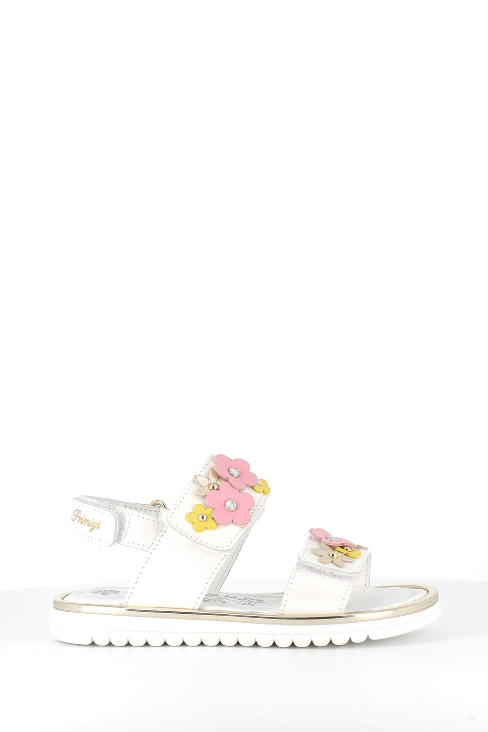 Primigi, Sandale de piele cu detalii florale