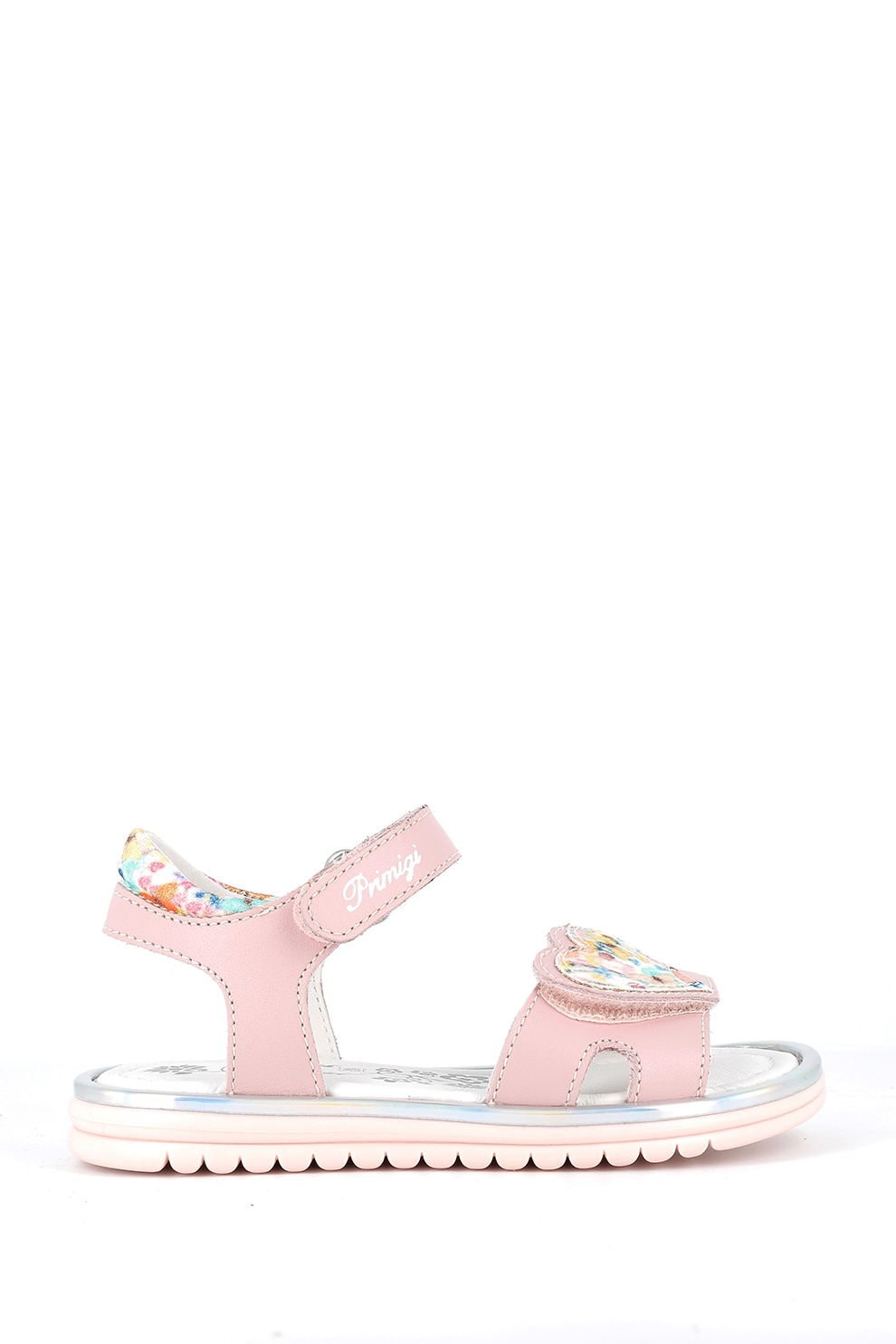 Primigi, Sandale de piele cu velcro, Roz, 24 EU