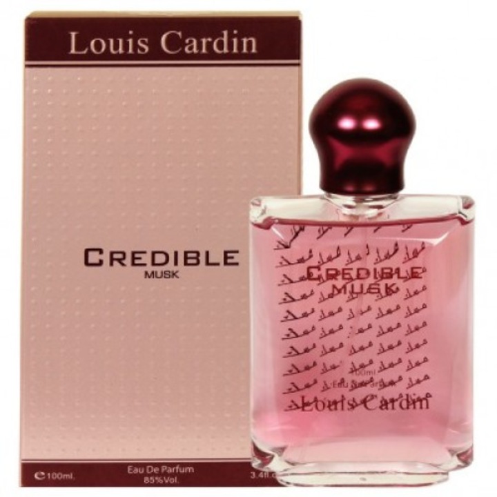 Apa de parfum Louis Cardin Credible Musk, Barbati, 100 ml