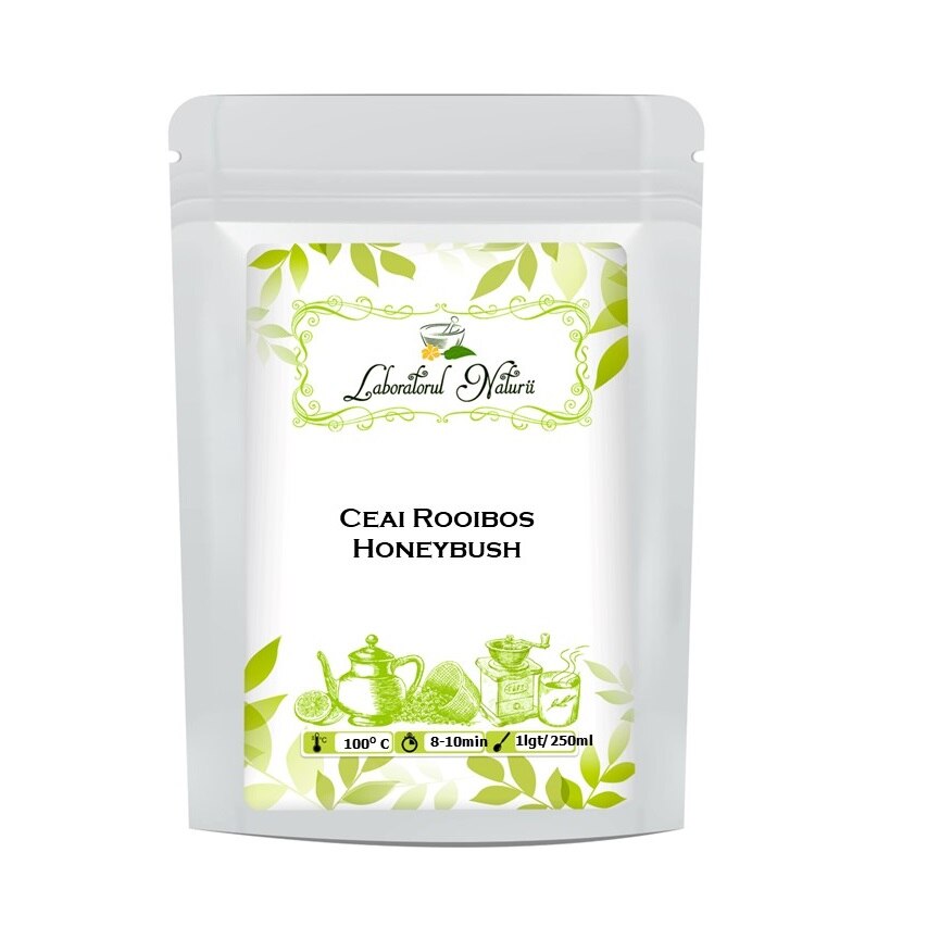 Ceai Rooibos natural Honeybush, Laboratorul Naturii, 250 g