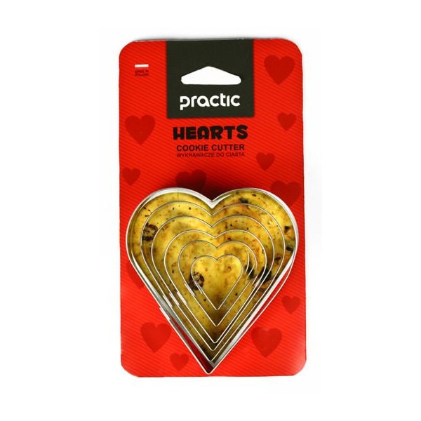 Forma fursecuri Practic set 6buc Inimi