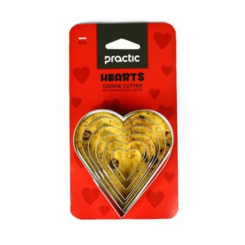 Forma fursecuri Practic set 6buc Inimi Forma fursecuri Practic set 6buc Inimi