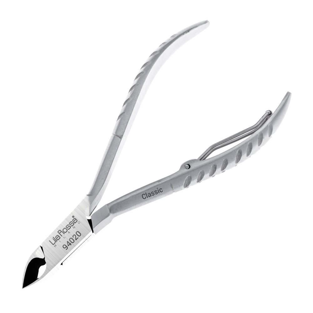Cleste manichiura / pedichiura profesional pentru cuticule Lila Rossa, otel inoxidabil, model rusesc, silver matt, 94020