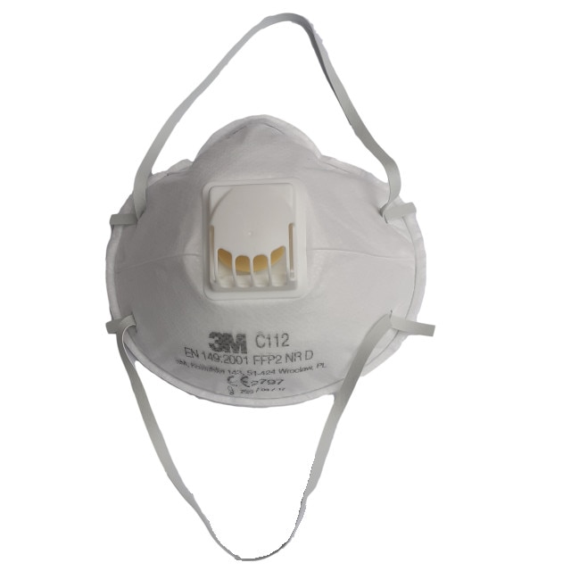 Masca de protectie respiratorie cu valva, 3M C112 FFP2