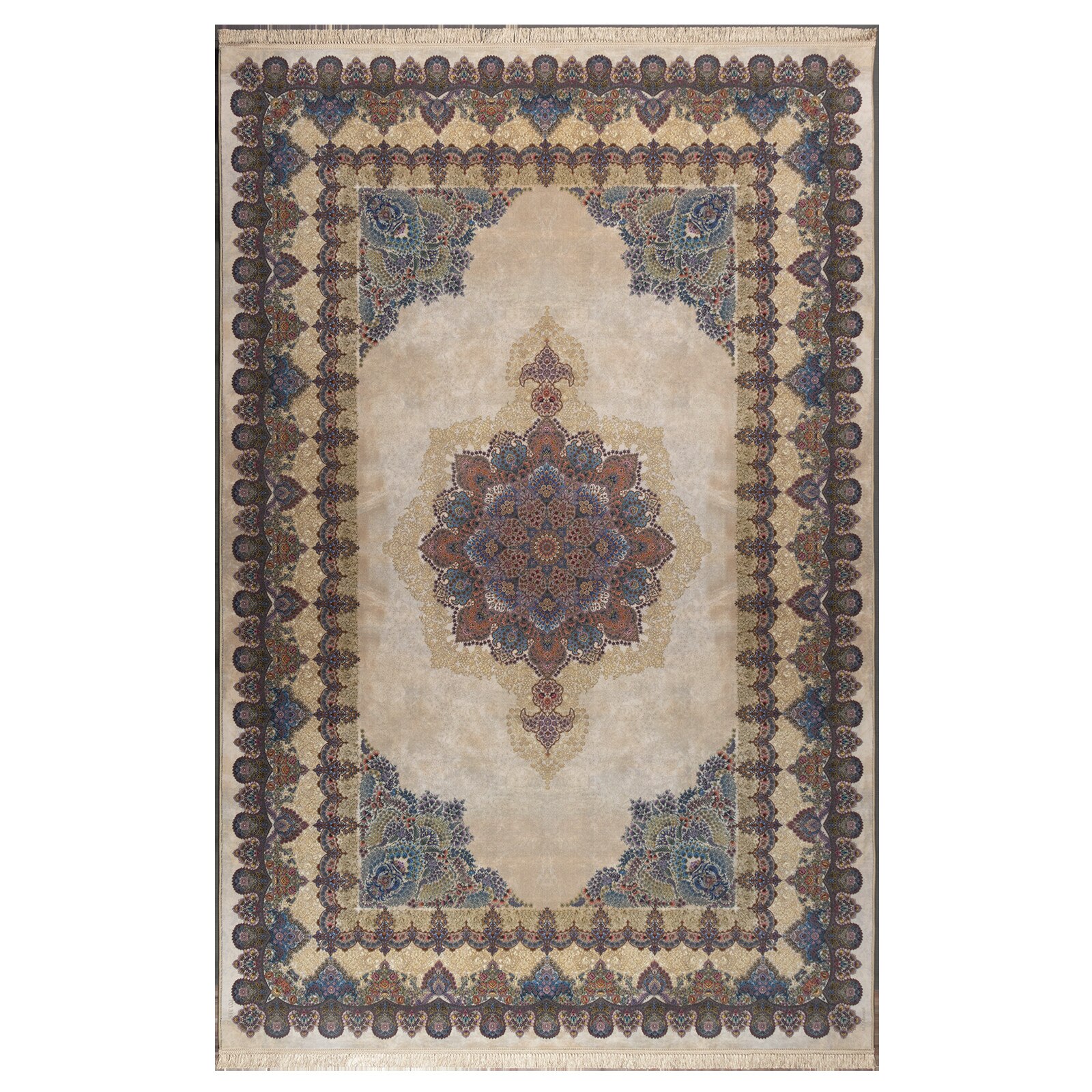 Covor Persan Eu Carpet Covoare de lux 701315B3 150x225 Multicolor Din Matase Artificiala Design VIP